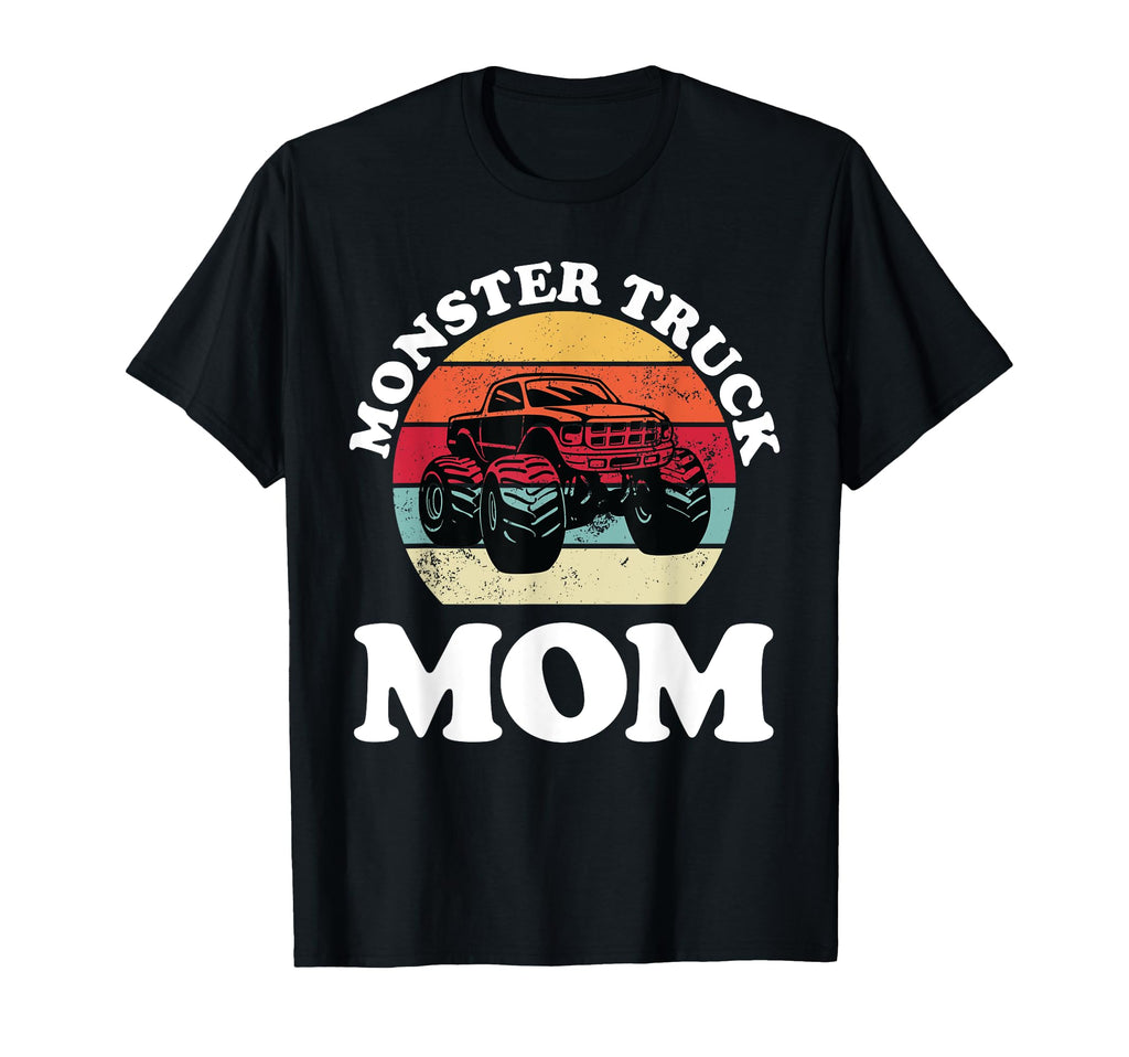 Monster Truck Mom Sunset Engines T-Shirt - Unique Graphic Men Women - T-Shirt, Sweatshirt, Hoodie