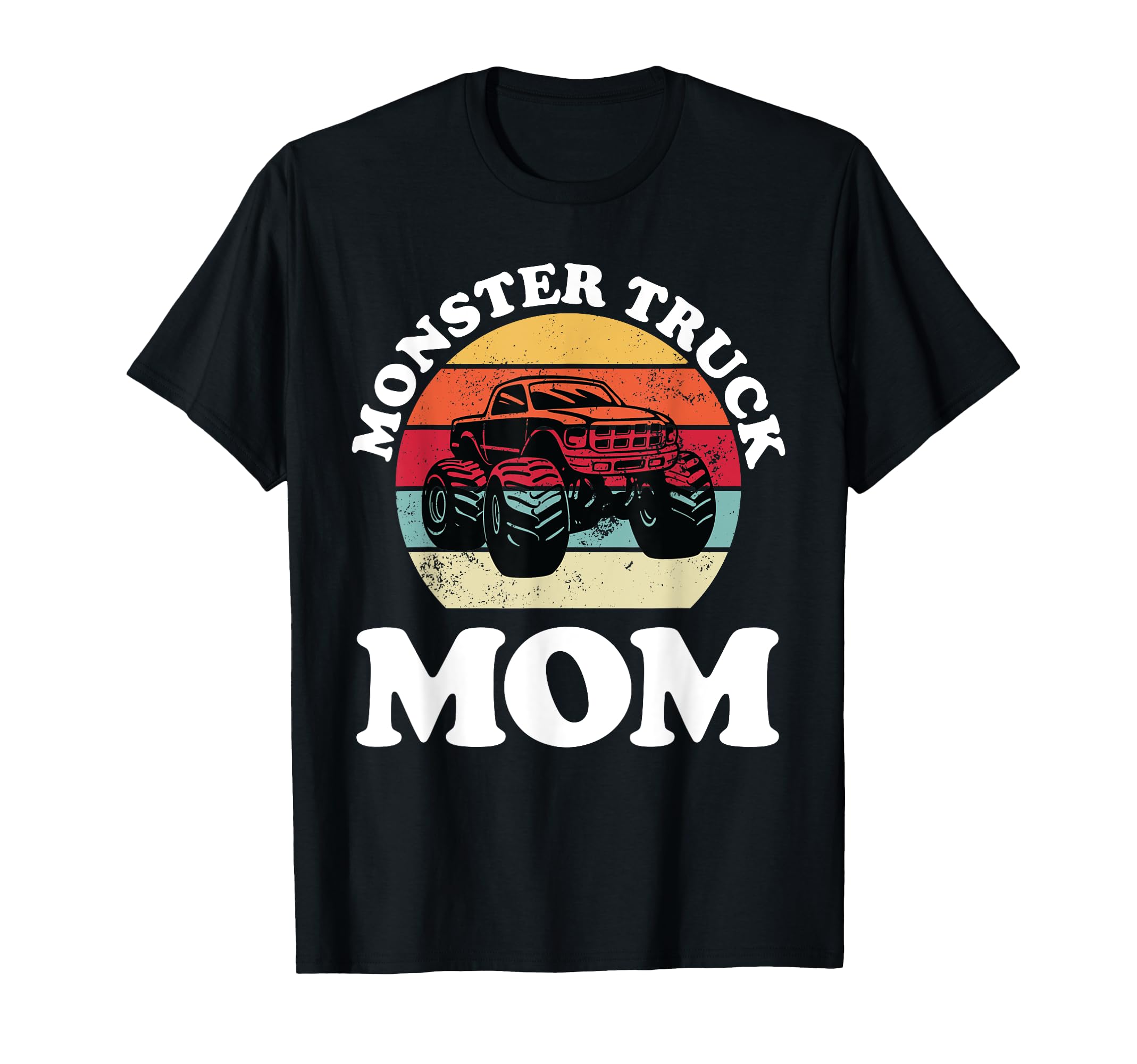 Monster Truck Mom Sunset Engines T-Shirt - Unique Graphic Men Women - T-Shirt, Sweatshirt, Hoodie
