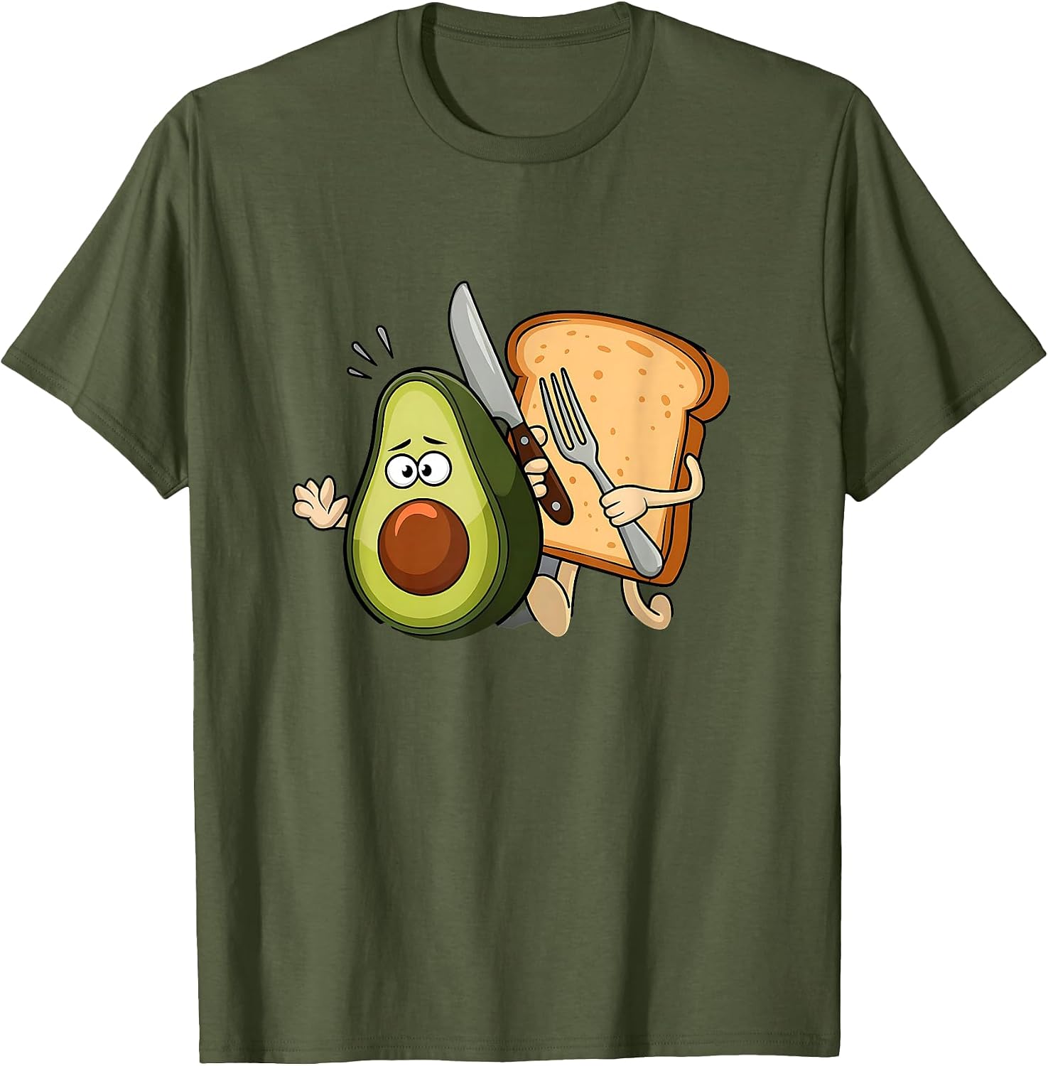 Cute Funny Avocado Fruit Guacamole Food Gifts - Adult & Kids T-Shirts, Sweatshirts & Hoodies apparel design preview 1
