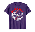 Game Day Papa Proud Baseball Parent T-Shirt - Novelty Apparel Men Women - T-Shirt, Sweatshirt, Hoodie