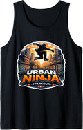 Urban Ninja Parkour Athlete Lover Teen Merch - Adult & Kids T-Shirts, Sweatshirts & Hoodies apparel design preview 1