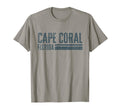 Cape Coral Florida Distressed T-Shirt - Minimalist Print for Adults - T-Shirt, Sweatshirt, Hoodie