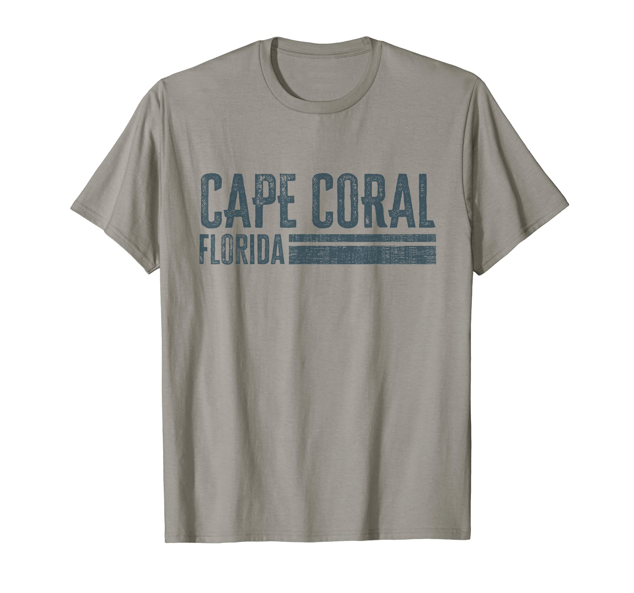 Cape Coral Florida Distressed T-Shirt - Minimalist Print for Adults - T-Shirt, Sweatshirt, Hoodie