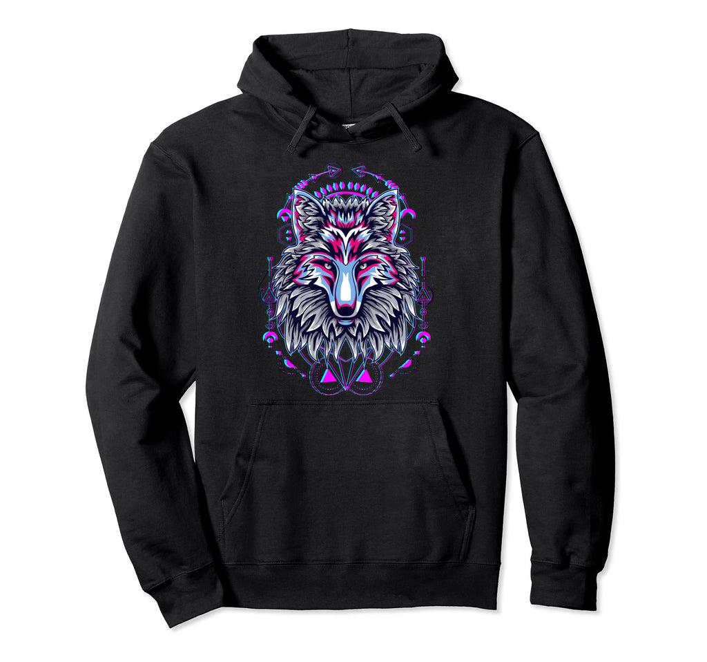 Fox Japan Street Cyberpunk Streetwear Hoodie - Fun Novelty Design Unisex - T-Shirt, Sweatshirt, Hoodie
