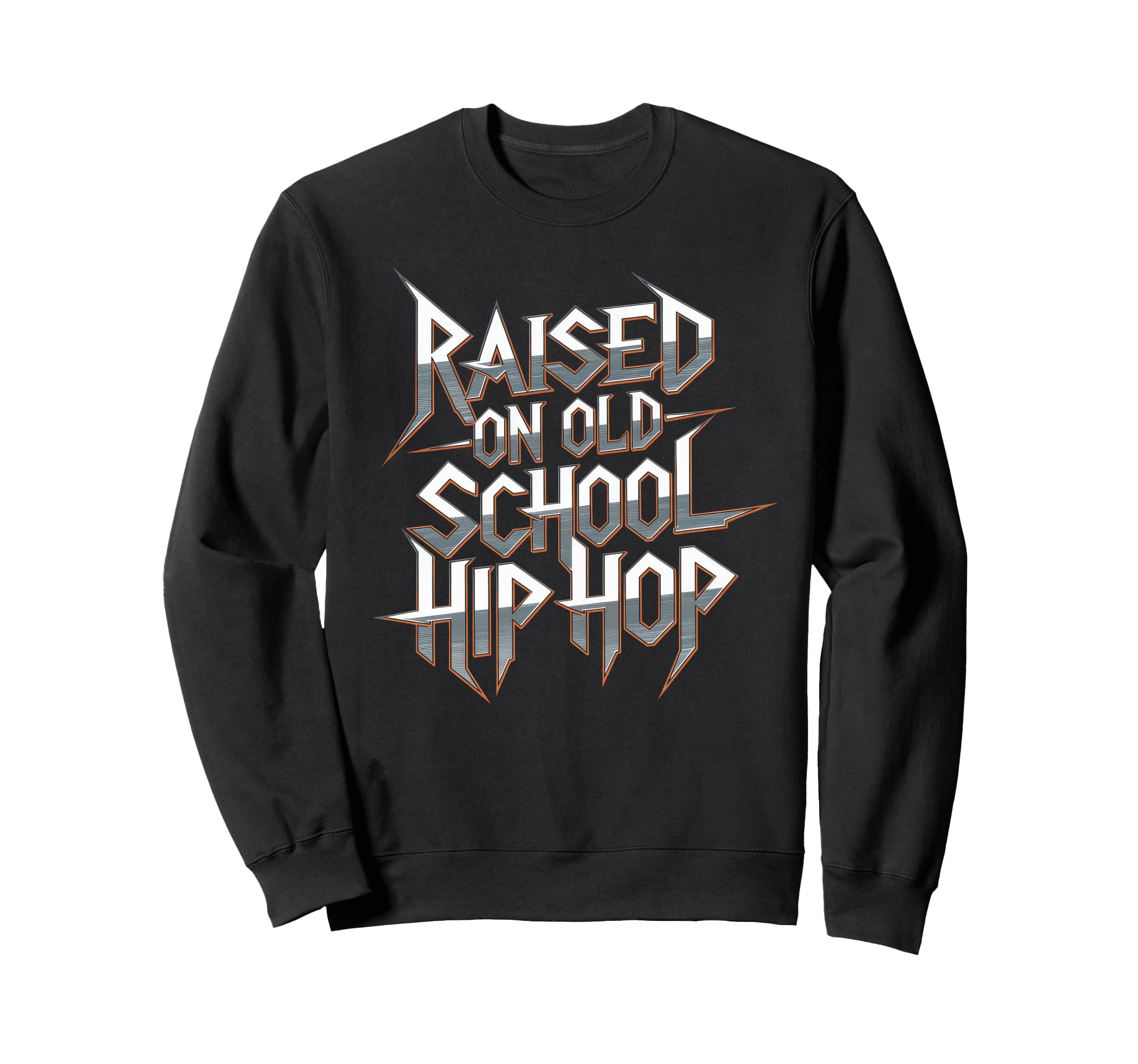 Raised Old School Hip Hop Cassette Sweatshirt - Graphic Print Men Women - T-Shirt, Sweatshirt, Hoodie