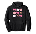 Baseball Mom Coquette Mothers Day Hoodie - Minimalist Print Unisex - T-Shirt, Sweatshirt, Hoodie