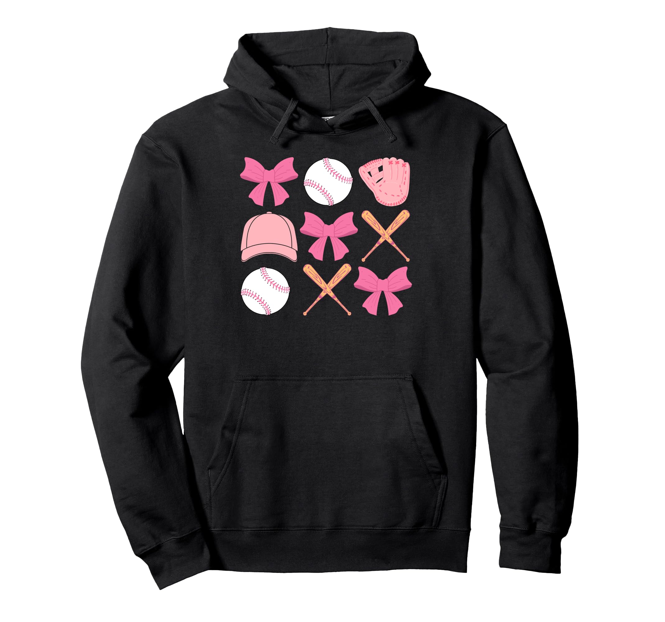 Baseball Mom Coquette Mothers Day Hoodie - Minimalist Print Unisex - T-Shirt, Sweatshirt, Hoodie