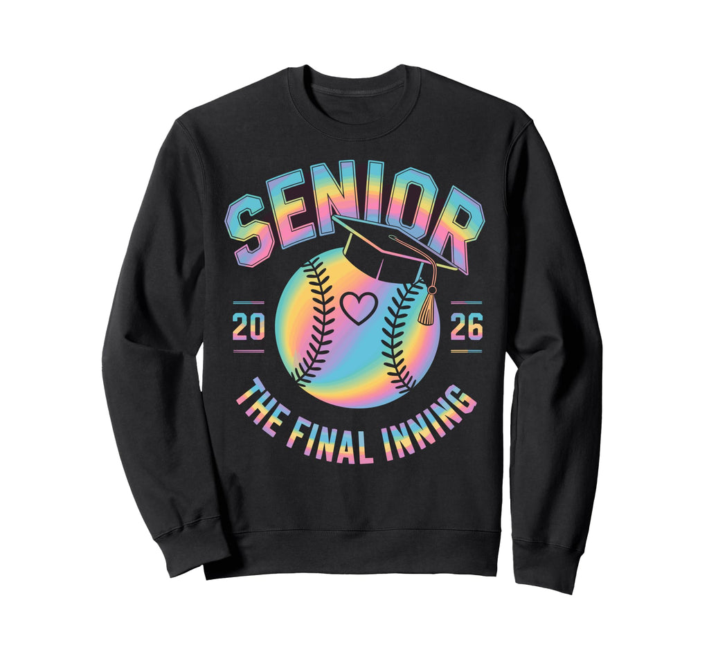 Class 2026 Senior Baseball Final Sweatshirt - Aesthetic Graphic Unisex - T-Shirt, Sweatshirt, Hoodie