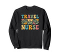 Travel Nurse Boho Flower Nursing Sweatshirt - Fun Novelty Design for Adults - T-Shirt, Sweatshirt, Hoodie