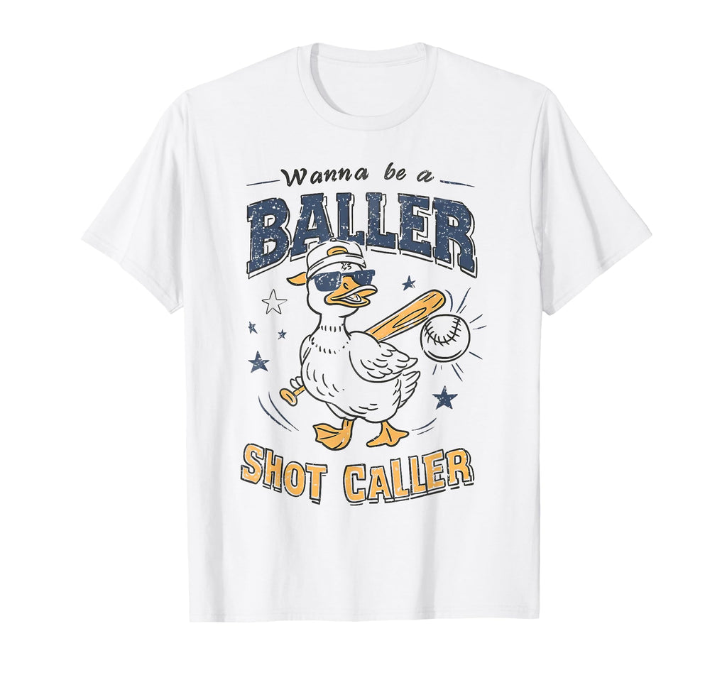 Funny Wanna Be Baller Mama Mom T-Shirt - Minimalist Print for Adults - T-Shirt, Sweatshirt, Hoodie