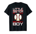 Little Sister Birthday Baseball Theme T-Shirt - Novelty Apparel Unisex - T-Shirt, Sweatshirt, Hoodie