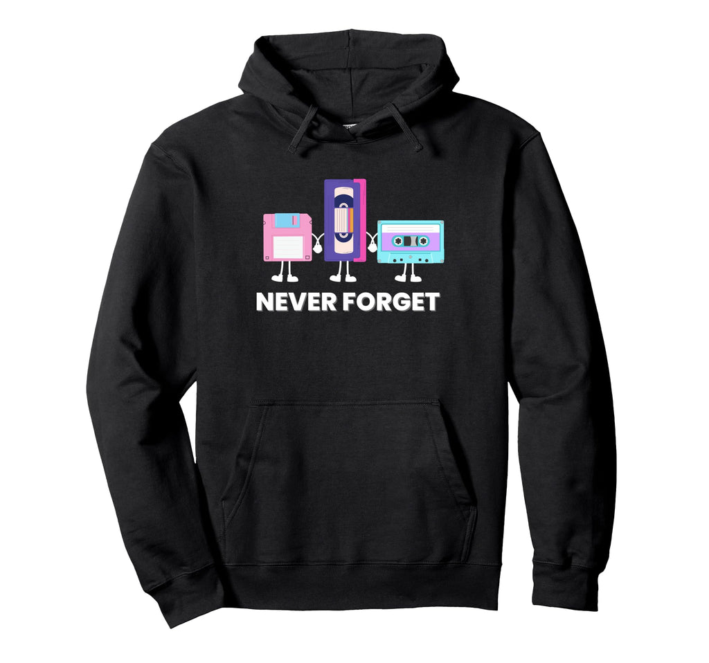 Memories Never Forget Cassette Tape Vhs Hoodie - Streetwear Style Unisex - T-Shirt, Sweatshirt, Hoodie