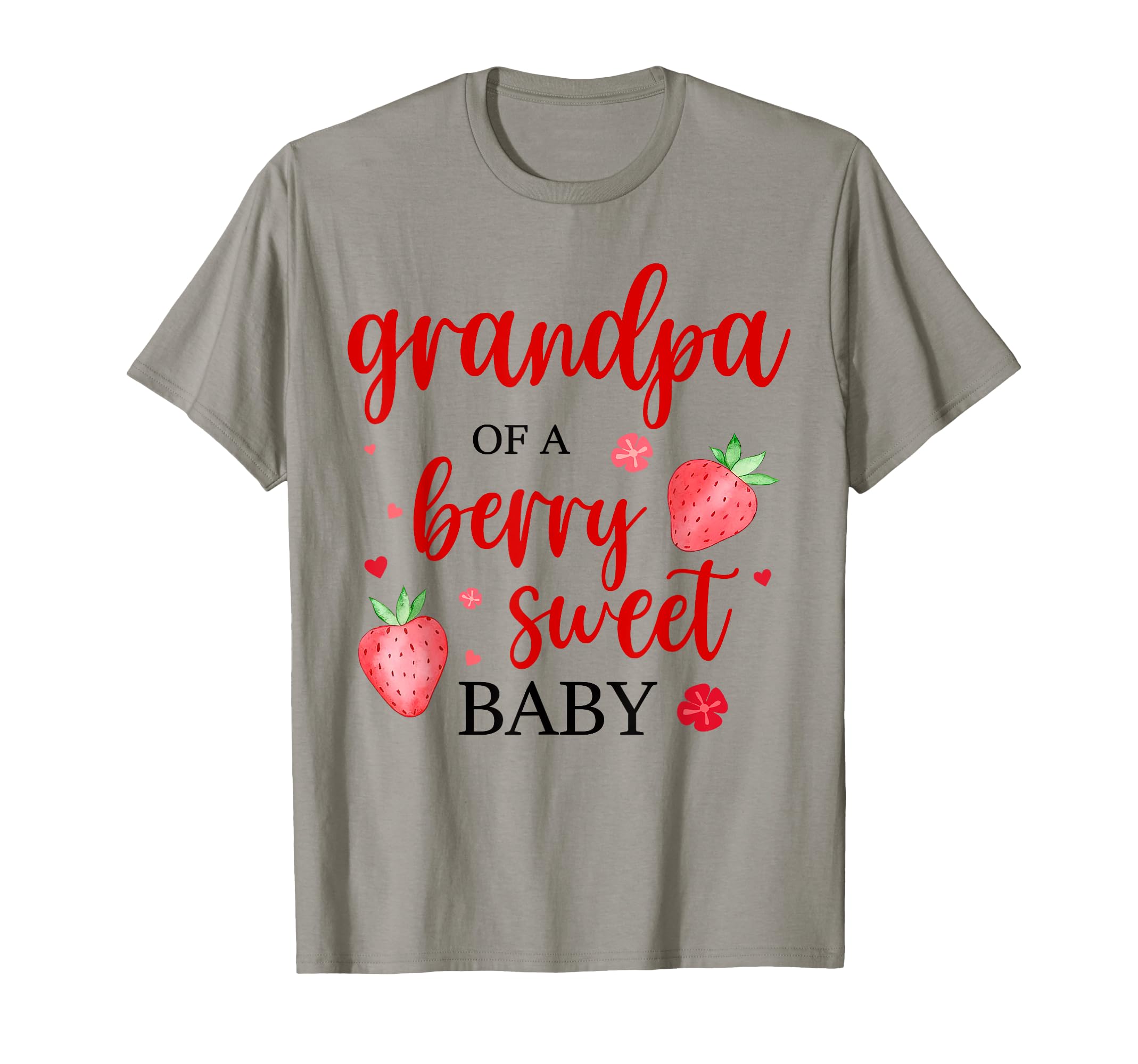Grandpa Berry Sweet One Strawberry T-Shirt - Graphic Print for Adults - T-Shirt, Sweatshirt, Hoodie