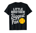 Little Brother Biggest Fan Baseball T-Shirt - Minimalist Print Unisex - T-Shirt, Sweatshirt, Hoodie