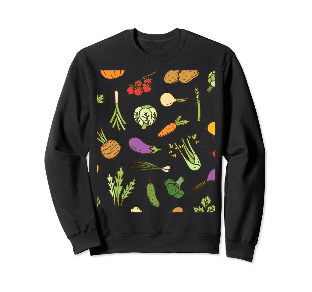 Watercolour Vegetable Farm Market Sweatshirt - Graphic Print Unisex - T-Shirt, Sweatshirt, Hoodie