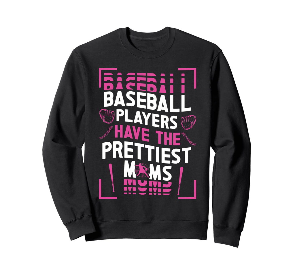 Baseball Mom Sweatshirt - Aesthetic Graphic for Adults - T-Shirt, Sweatshirt, Hoodie