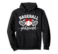 Baseball Girlfriend Hearts Girlfriend Hoodie - Streetwear Style for Adults - T-Shirt, Sweatshirt, Hoodie