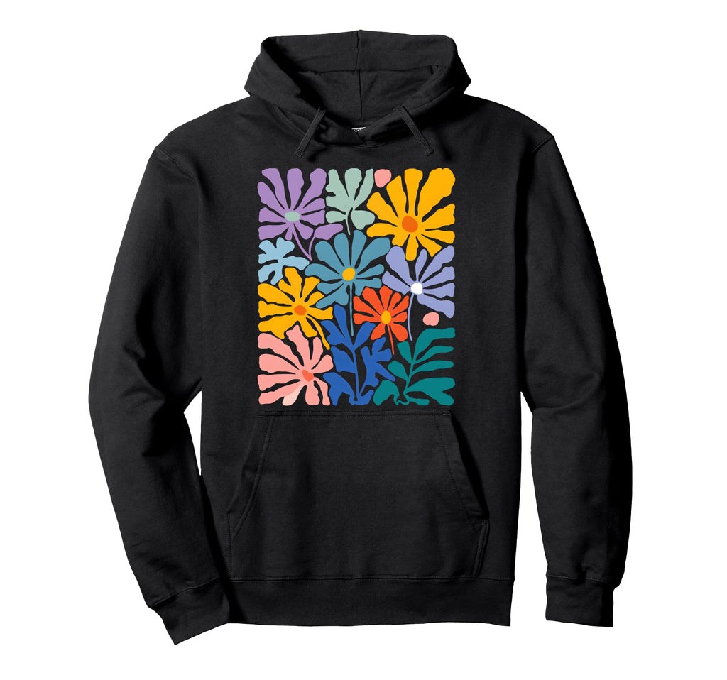 Boho Flower Floral Summer Botanical Hoodie - Novelty Apparel Unisex - T-Shirt, Sweatshirt, Hoodie