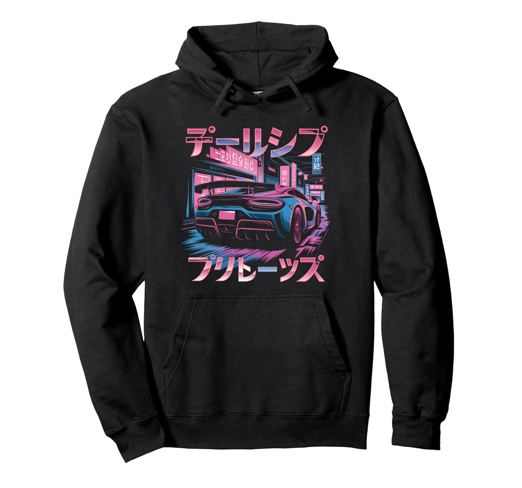 Japanese Street Racing Kanji Car Jdm Tuner Hoodie - Novelty Apparel Unisex - T-Shirt, Sweatshirt, Hoodie
