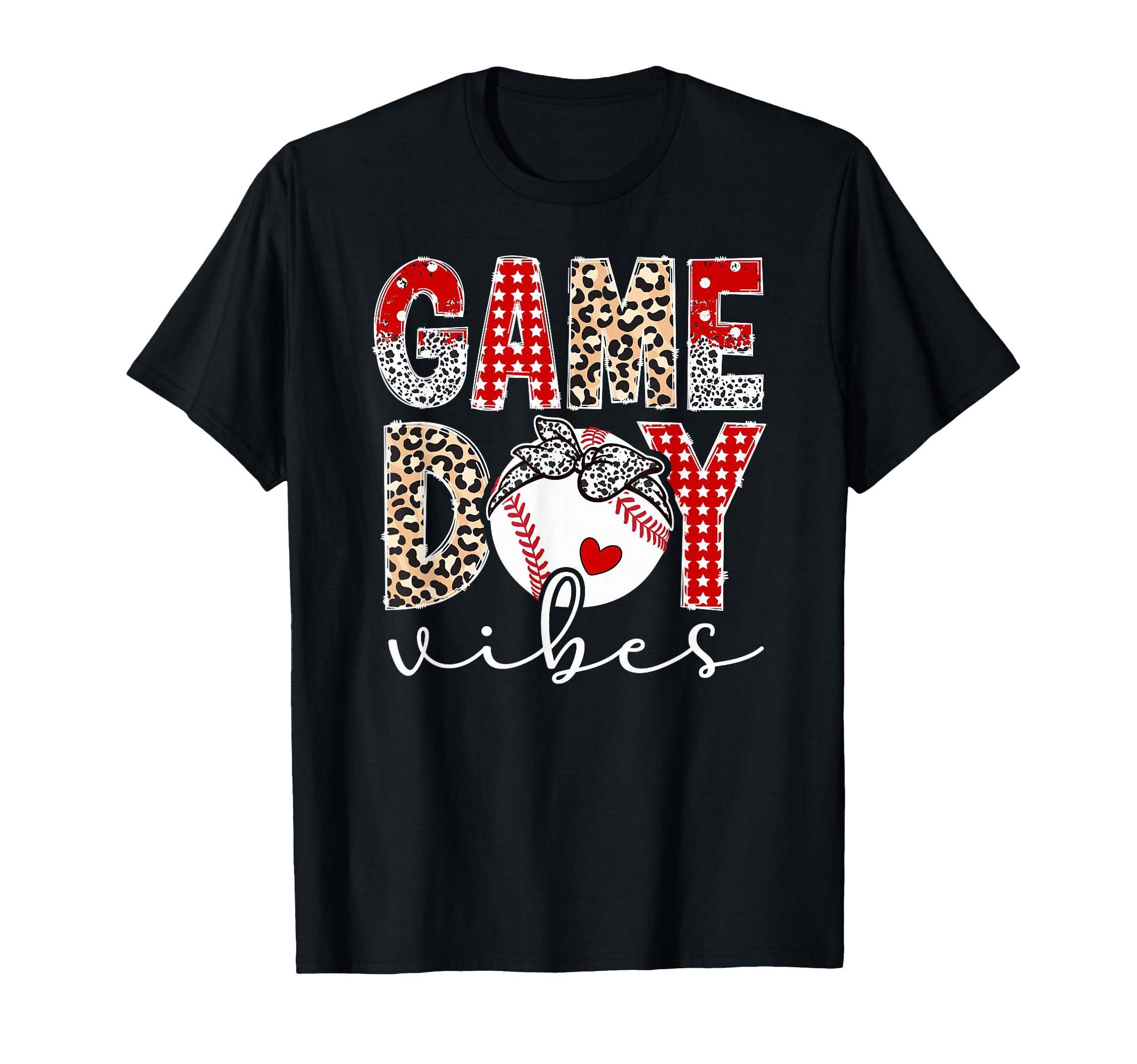 Game Day Vibes Baseball Game Day T-Shirt - Fun Novelty Design for Adults - T-Shirt, Sweatshirt, Hoodie