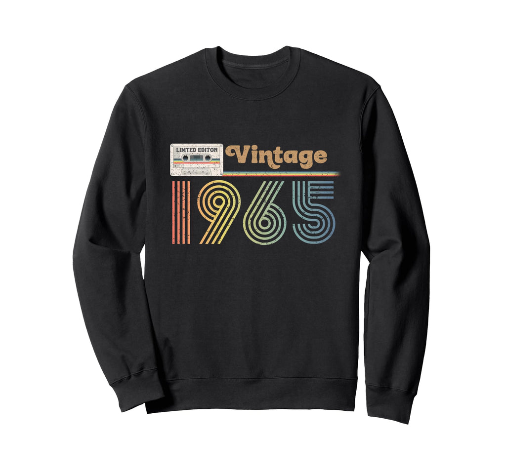 60Th Birthday Gifts 1965 Cassette Tape Sweatshirt - Graphic Print Unisex - T-Shirt, Sweatshirt, Hoodie