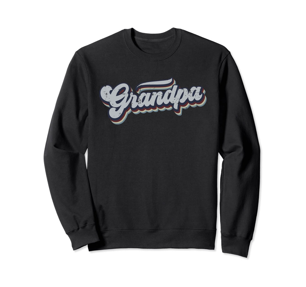 Grandpa Distressed Rainbow Gift Sweatshirt - Unique Graphic for Adults - T-Shirt, Sweatshirt, Hoodie