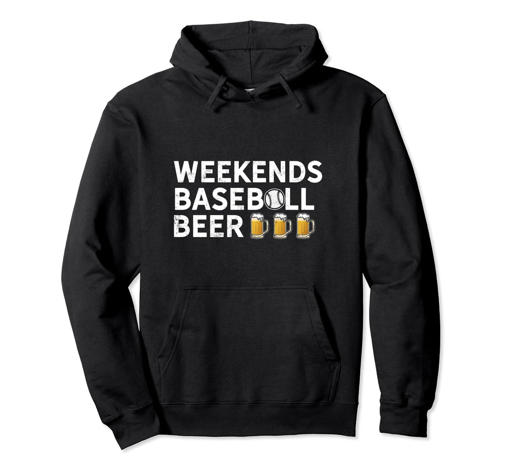 Weekends Baseball Beer Baseball Dad Hoodie - Unique Graphic for Adults - T-Shirt, Sweatshirt, Hoodie