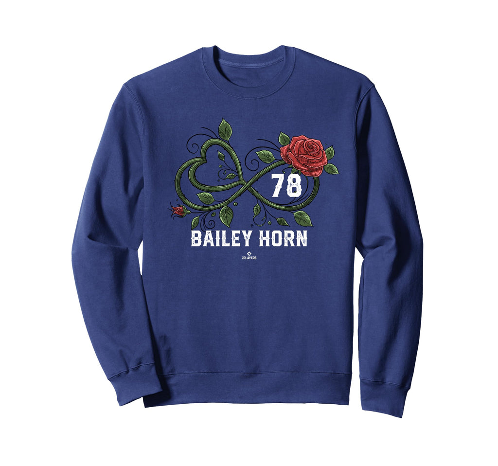 Infinite Heart Rose Thorns Bailey Horn Sweatshirt - Graphic Print Unisex - T-Shirt, Sweatshirt, Hoodie