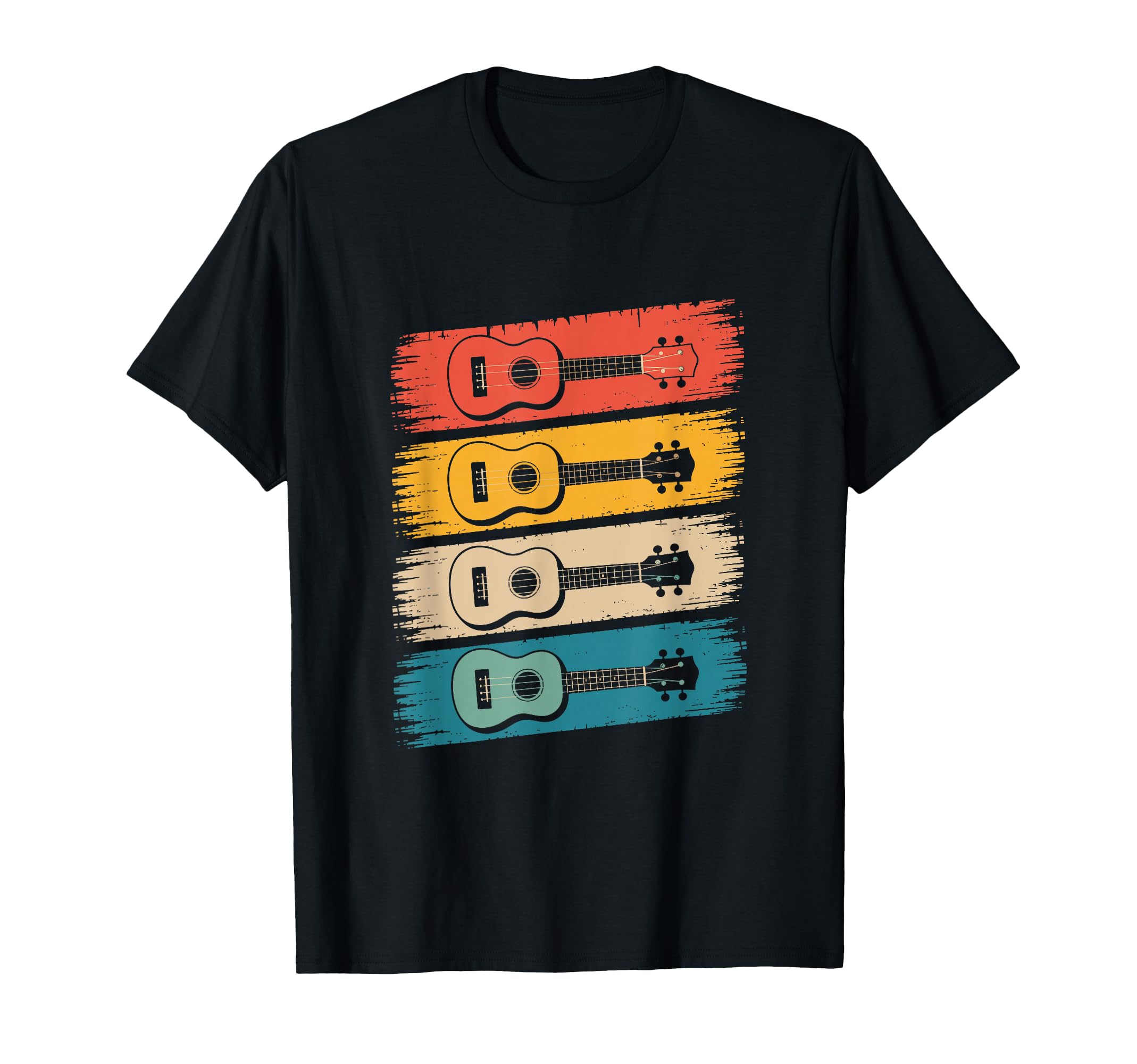 Colorful Guitar Guitar Old School T-Shirt - Custom Art Print Unisex - T-Shirt, Sweatshirt, Hoodie