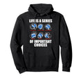 Types Baseball Pitches Life Choices Hoodie - Novelty Apparel Unisex - T-Shirt, Sweatshirt, Hoodie