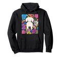 Dachshund Boho Floral Doxie Flowers Dog Hoodie - Streetwear Style Men Women - T-Shirt, Sweatshirt, Hoodie