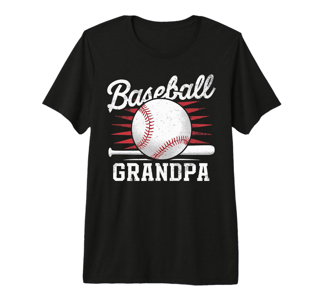 Mens Baseball Grandpa Grandfather T-Shirt - Trendy Graphic Men Women - T-Shirt, Sweatshirt, Hoodie