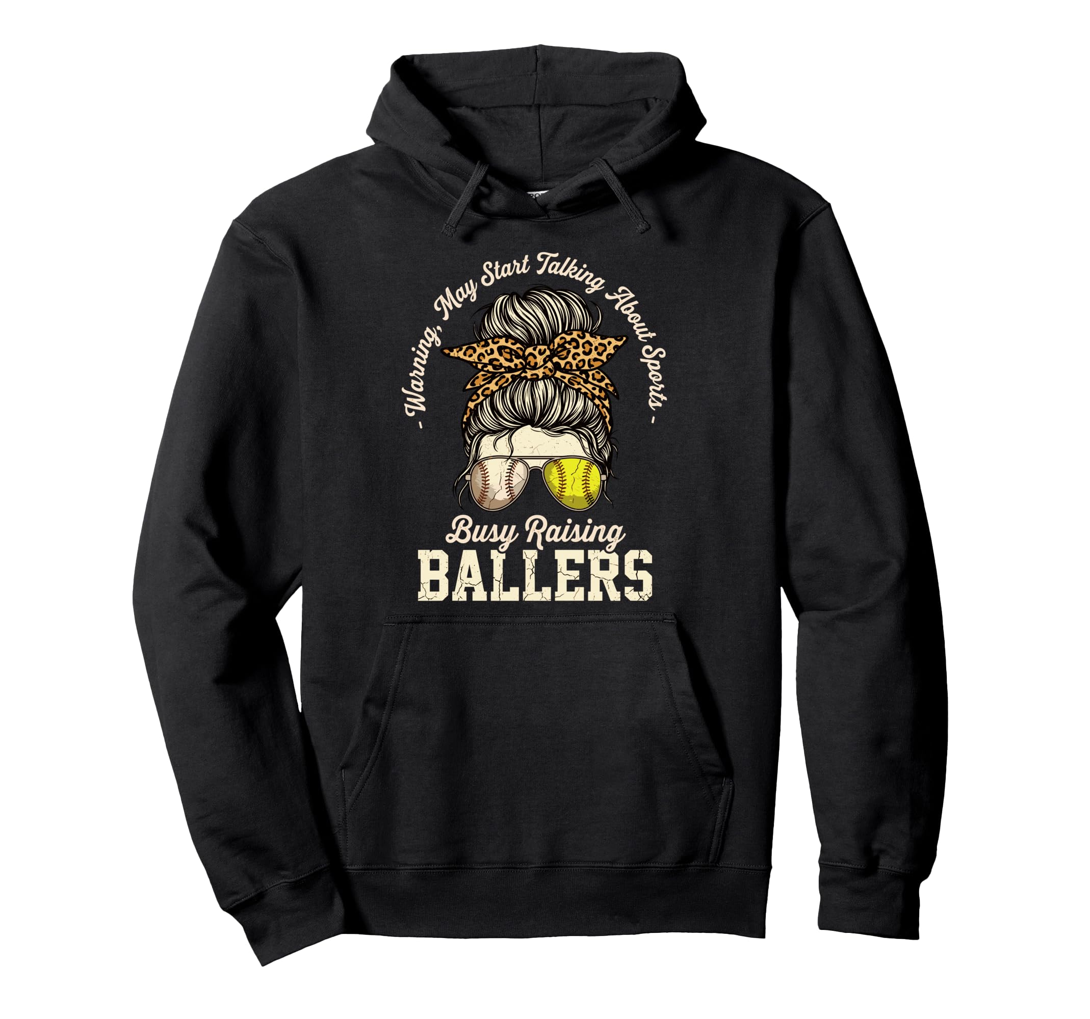 Busy Raising Ballers Busy Raising Hoodie - Aesthetic Graphic for Adults - T-Shirt, Sweatshirt, Hoodie