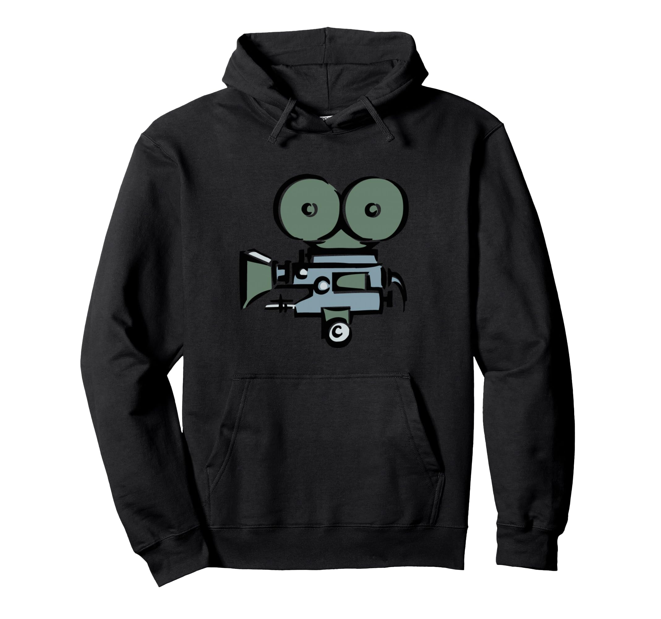 Movie Camera Hoodie - Casual Everyday Wear Men Women - T-Shirt, Sweatshirt, Hoodie