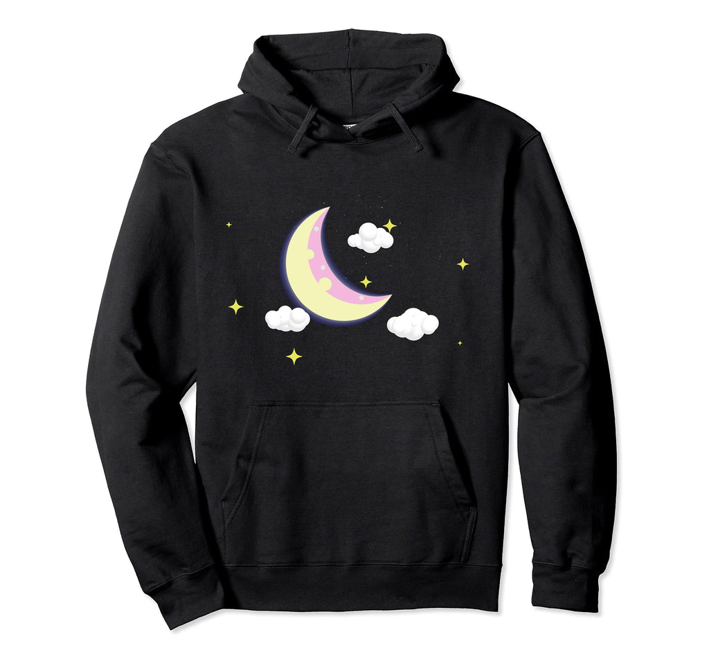 Moon Kawaii Japanese Anime Manga Vaporwave Hoodie - Graphic Print Unisex - T-Shirt, Sweatshirt, Hoodie