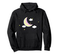 Moon Kawaii Japanese Anime Manga Vaporwave Hoodie - Graphic Print Unisex - T-Shirt, Sweatshirt, Hoodie
