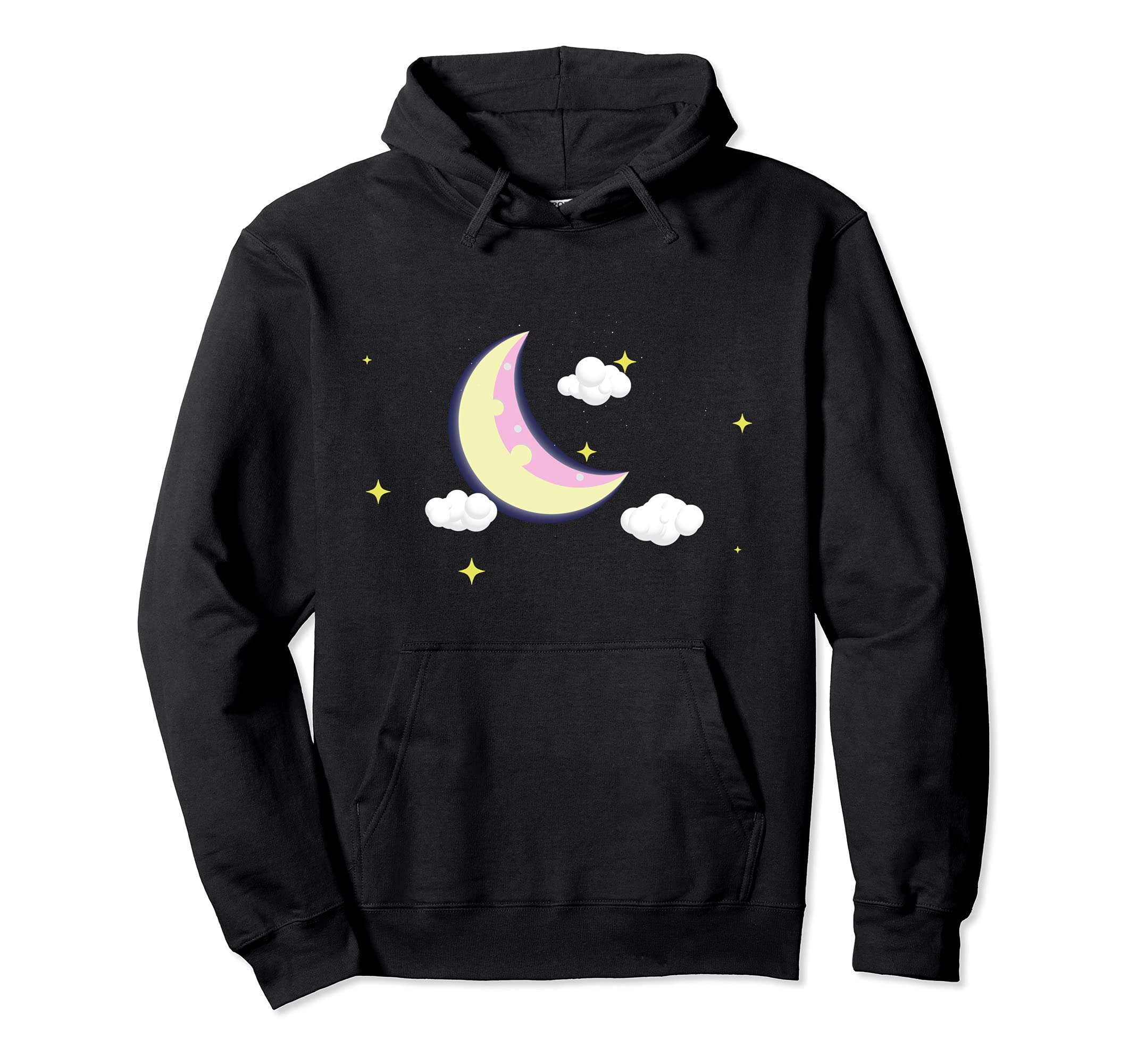 Moon Kawaii Japanese Anime Manga Vaporwave Hoodie - Graphic Print Unisex - T-Shirt, Sweatshirt, Hoodie