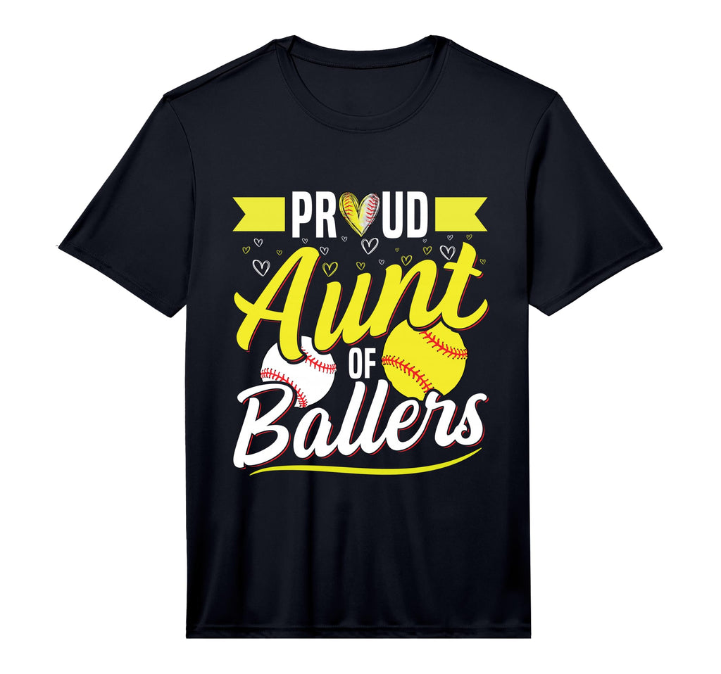 Mens Ballers Aunt Baseball And T-Shirt - Aesthetic Graphic for Adults - T-Shirt, Sweatshirt, Hoodie