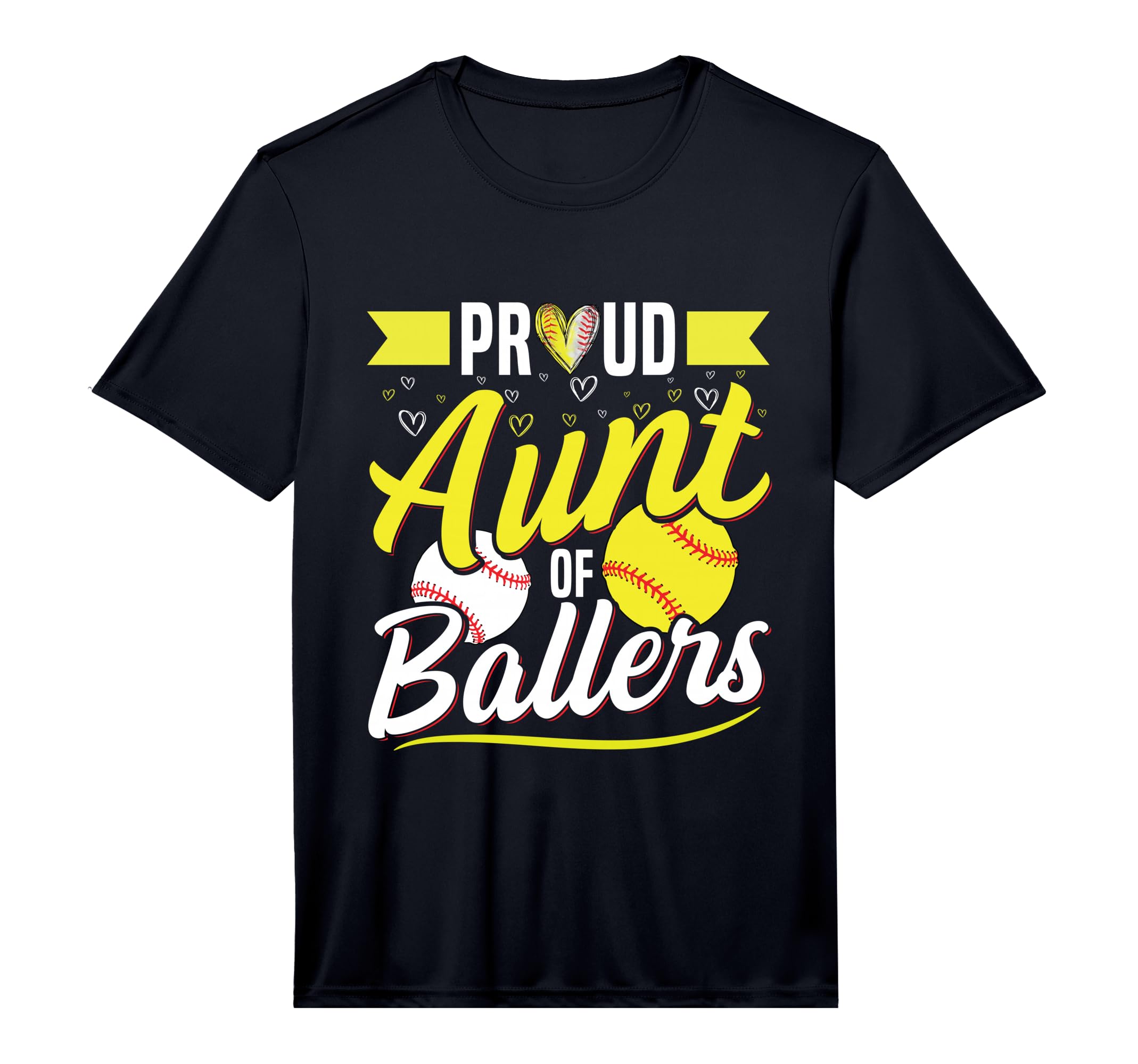 Mens Ballers Aunt Baseball And T-Shirt - Aesthetic Graphic for Adults - T-Shirt, Sweatshirt, Hoodie