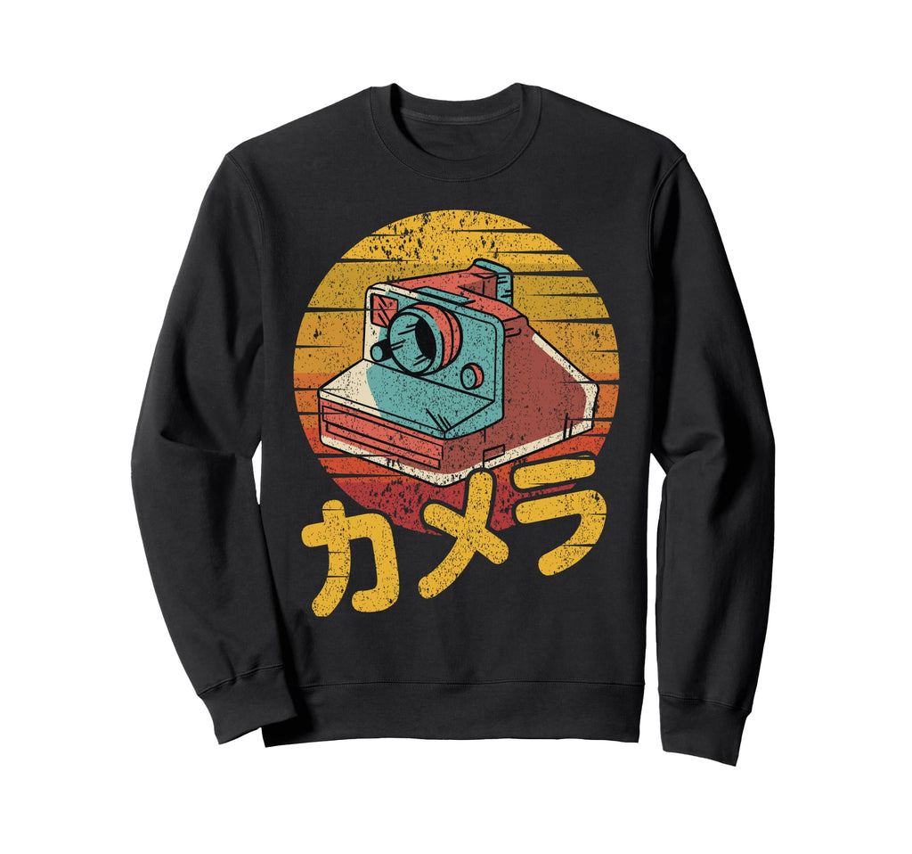 Japanese Analogue Slr Film Camera Sweatshirt - Graphic Print Unisex - T-Shirt, Sweatshirt, Hoodie