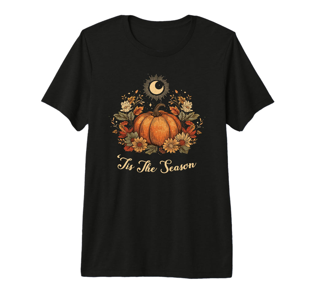 Pumpkin Spice Tis Season Equinox Moon T-Shirt - Streetwear Style Unisex - T-Shirt, Sweatshirt, Hoodie