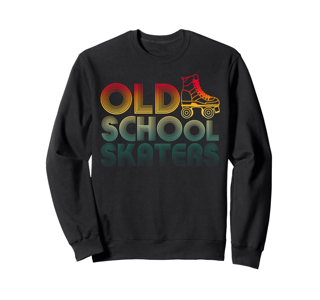 Roller Skates Old School Derby Sweatshirt - Casual Everyday Wear Men Women - T-Shirt, Sweatshirt, Hoodie