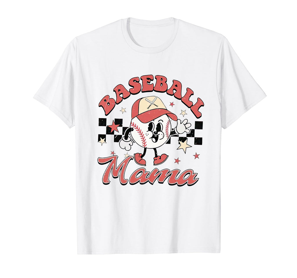 Baseball Mama Sports Mom Life T-Shirt - Minimalist Print for Adults - T-Shirt, Sweatshirt, Hoodie