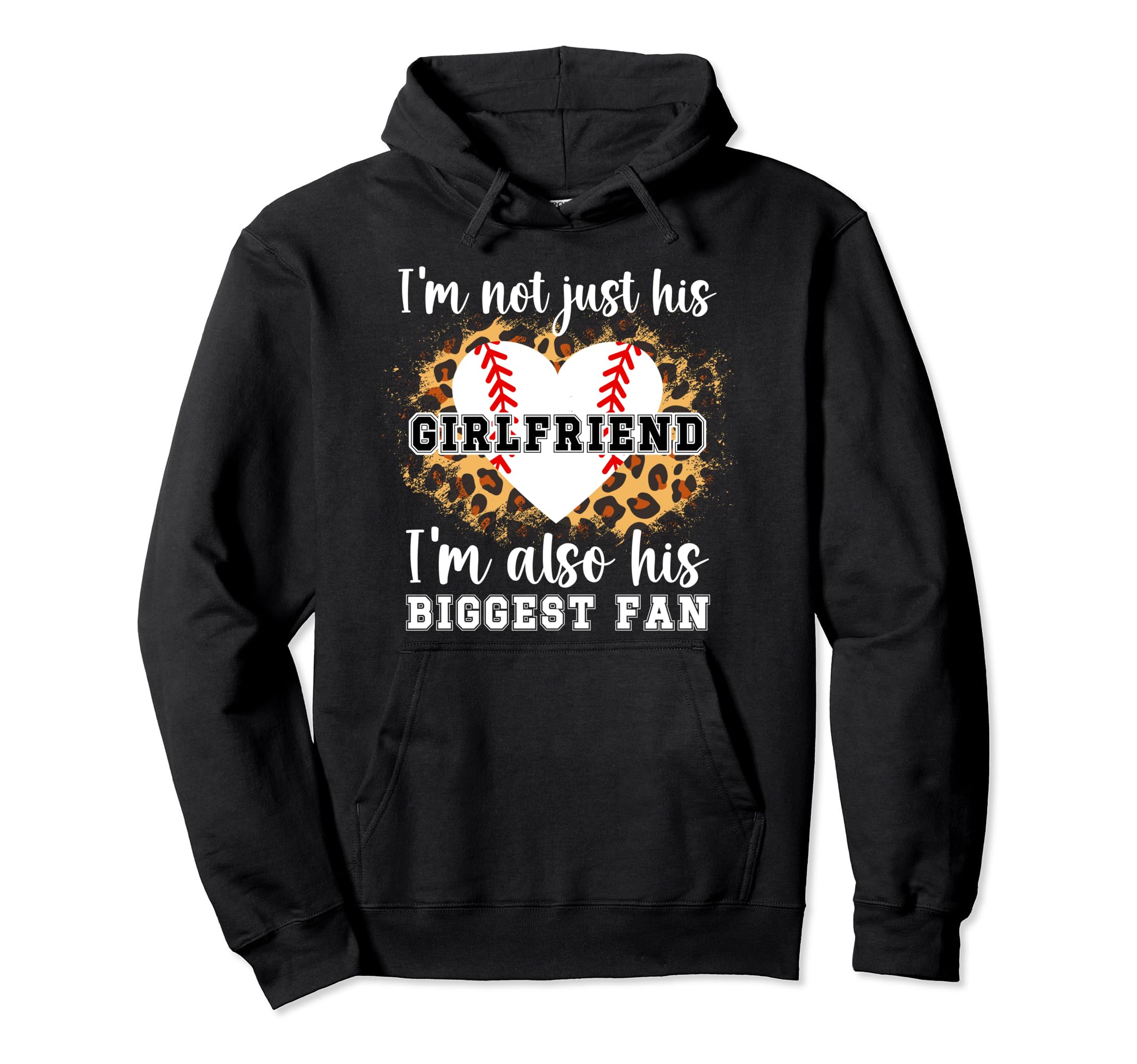 His Biggest Fan Baseball Hoodie - Casual Everyday Wear for Adults - T-Shirt, Sweatshirt, Hoodie