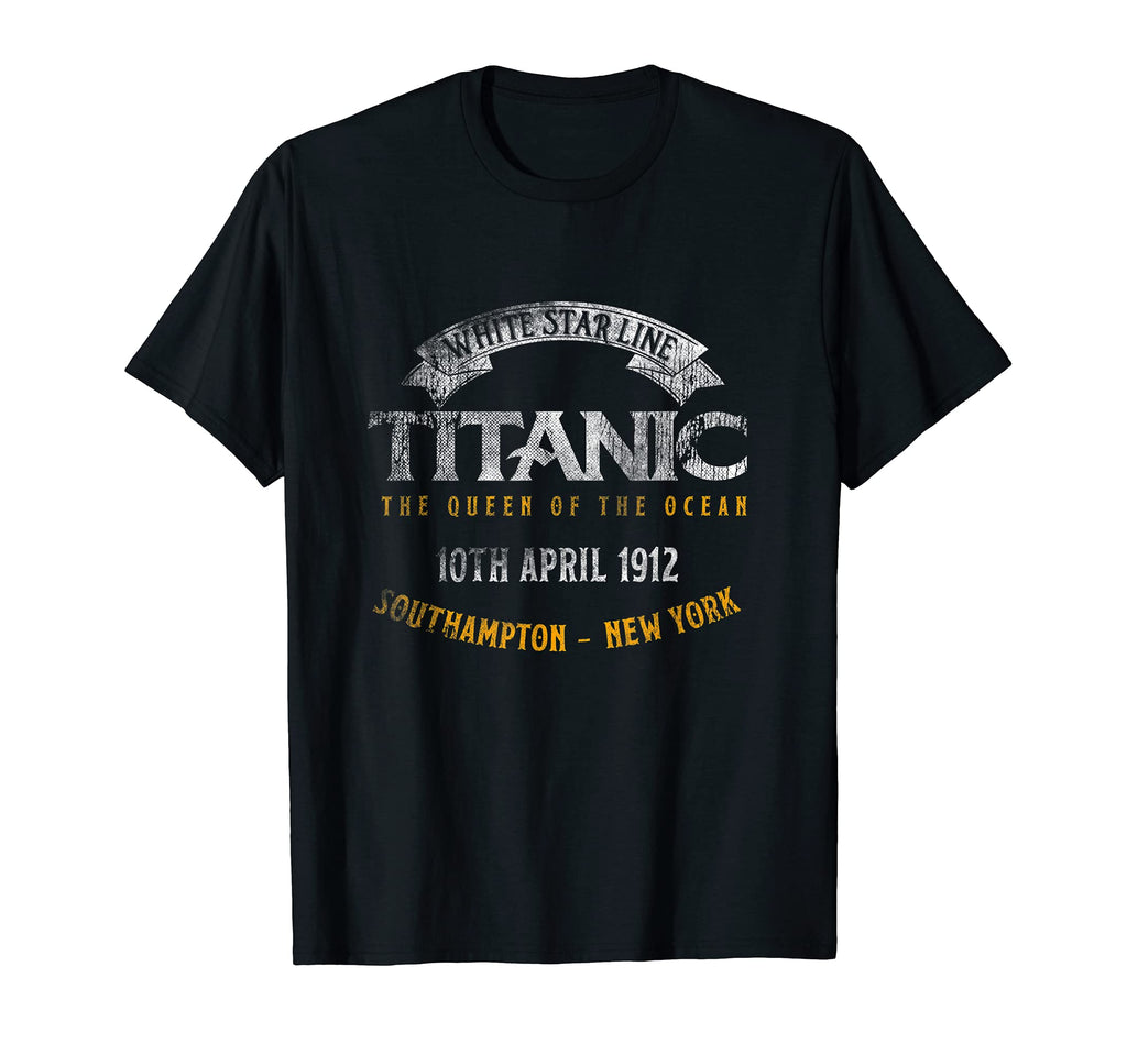 Rms Titanic 1912 Distressed Sea T-Shirt - Novelty Apparel Men Women - T-Shirt, Sweatshirt, Hoodie