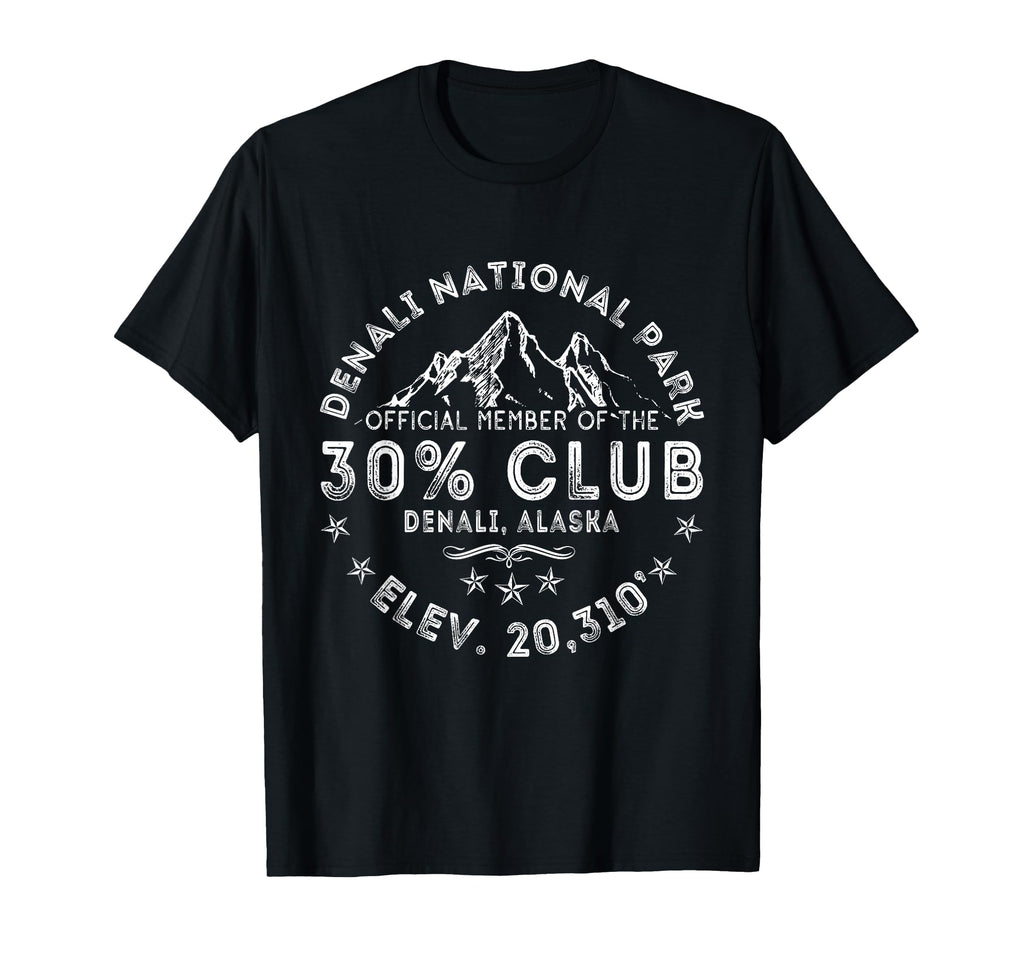Denali 30 Club Alaska National Park T-Shirt - Custom Art Print for Adults - T-Shirt, Sweatshirt, Hoodie