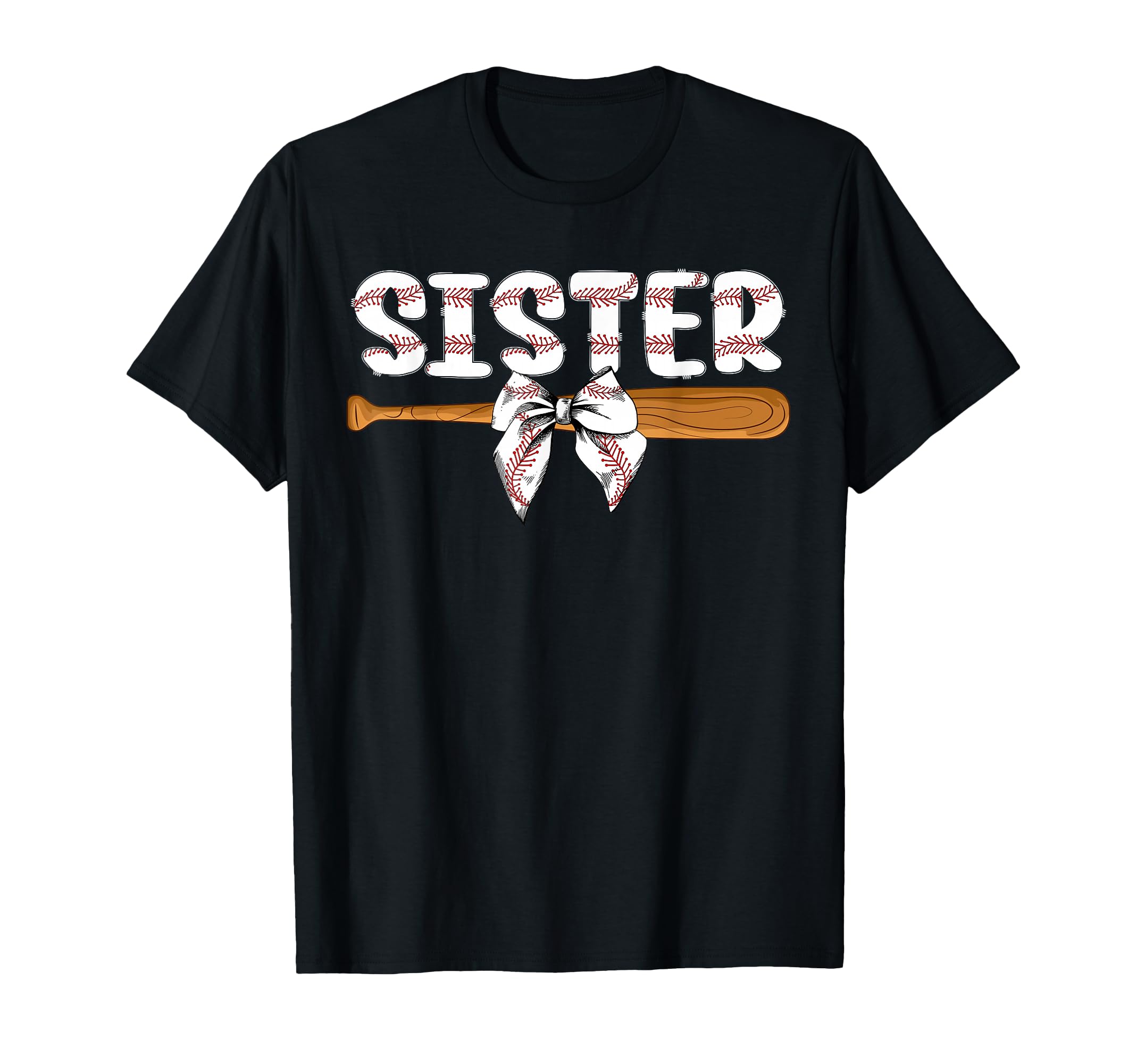 Baseball Sister Proud Sister T-Shirt - Aesthetic Graphic for Adults - T-Shirt, Sweatshirt, Hoodie