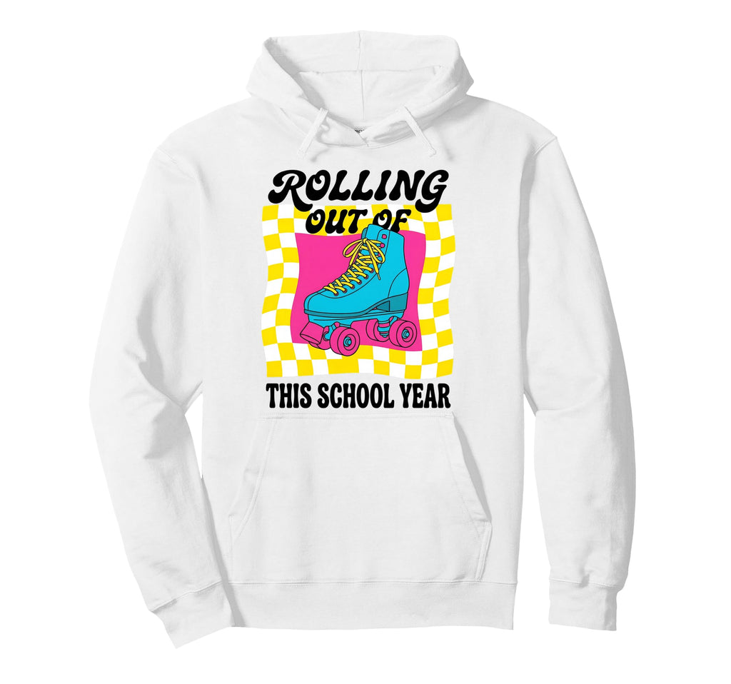 Rolling Out This School Year Roller Skate Hoodie - Custom Art Print Unisex - T-Shirt, Sweatshirt, Hoodie