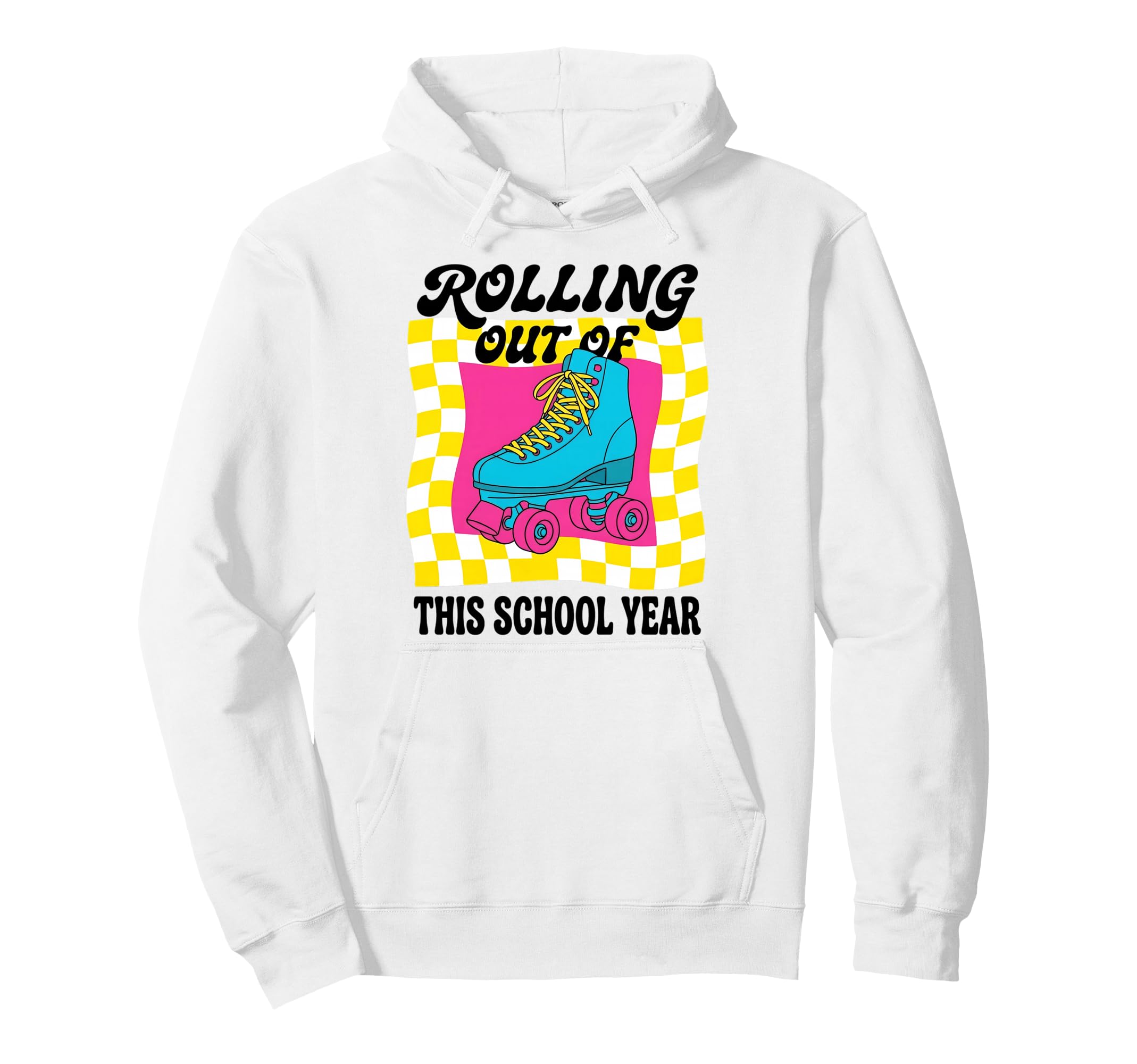 Rolling Out This School Year Roller Skate Hoodie - Custom Art Print Unisex - T-Shirt, Sweatshirt, Hoodie