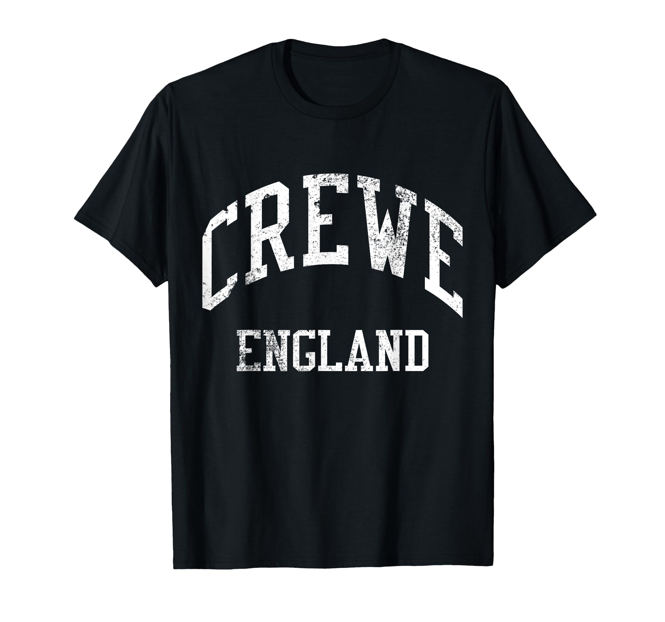 Crewe England 70S College Sports T-Shirt - Novelty Apparel Unisex - T-Shirt, Sweatshirt, Hoodie